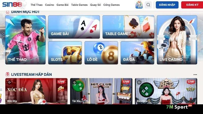 Nhà cái sở hữu kho game đồ sộ
